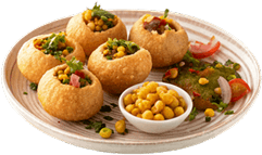 Pani Puri Plate